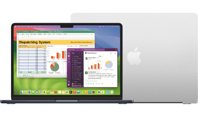 MacBook Air, iPad